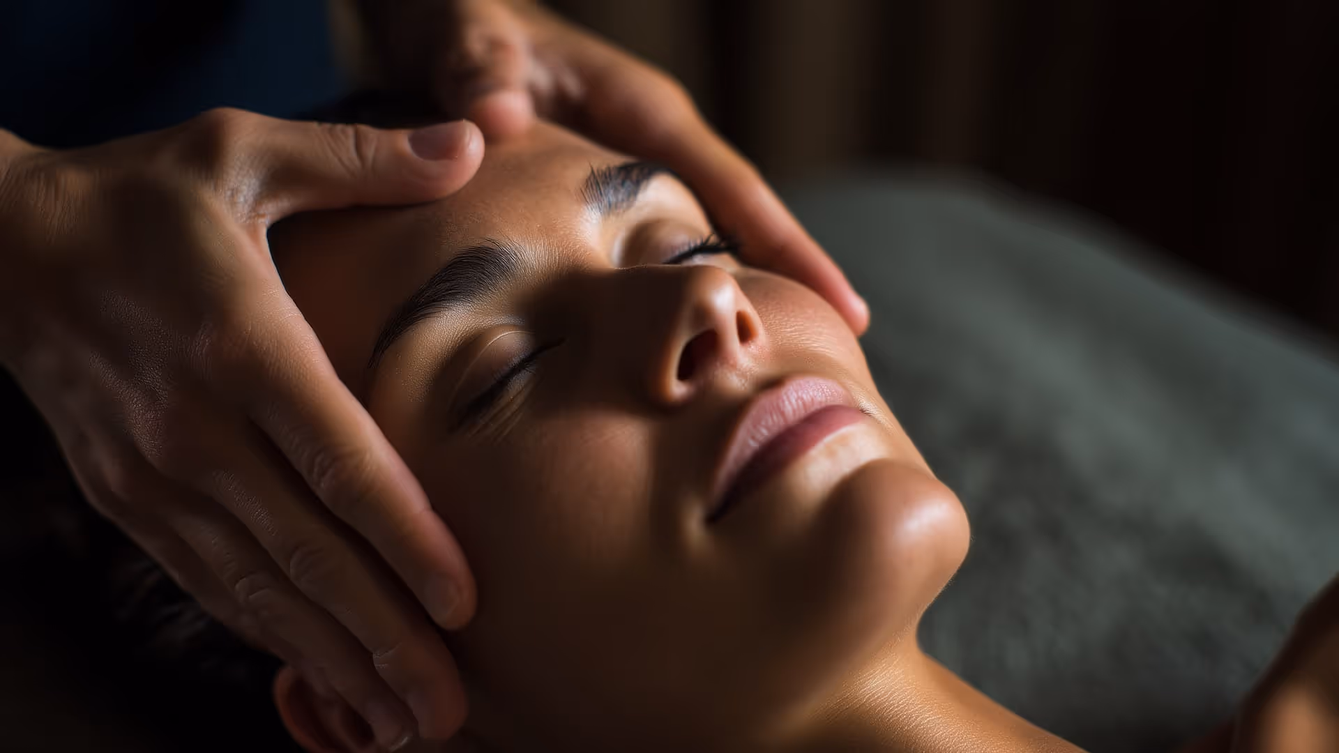[background image] retail setting with neatly arranged products (for a pharmacy)