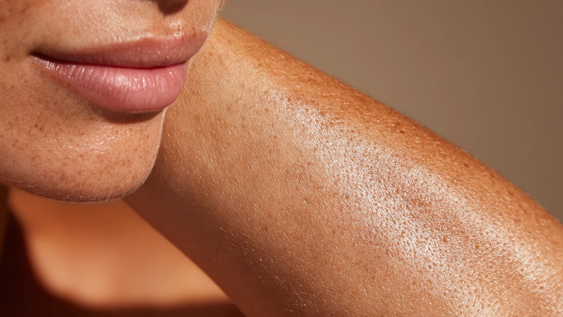 [background image] retail setting with neatly arranged products (for a pharmacy)